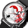 Broly Dragon Ball Z Anime Leather Band Wrist Watch Japan Cherry Blossom