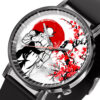 Orange Piccolo Dragon Ball Z Anime Leather Band Wrist Watch Japan Cherry Blossom