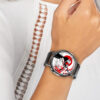 Law One Piece Anime Leather Band Wrist Watch Japan Cherry Blossom