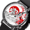 Luffy Gear 5 One Piece Anime Leather Band Wrist Watch Japan Cherry Blossom