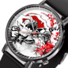 Luffy Gear 4 One Piece Anime Leather Band Wrist Watch Japan Cherry Blossom