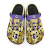 Golden Frieza Dragon Ball Z Clogs Shoes Pattern Style