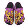 Orange Piccolo Dragon Ball Z Clogs Shoes Pattern Style