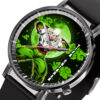 Tien Shinhan Dragon Ball Z Anime Leather Band Wrist Watch Moon Clouds Style