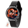 Kid Goku Dragon Ball Z Anime Leather Band Wrist Watch Moon Clouds Style