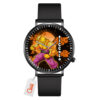 Orange Piccolo Dragon Ball Z Anime Leather Band Wrist Watch Moon Clouds Style