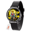 Future Trunks Dragon Ball Z Anime Leather Band Wrist Watch Moon Clouds Style