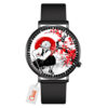 Sanemi Demon Slayer Anime Leather Band Wrist Watch Japan Cherry Blossom