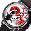 Shinobu Kocho Demon Slayer Anime Leather Band Wrist Watch Japan Cherry Blossom