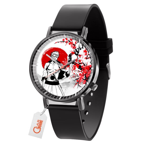 Grimmjow Jaegerjaquez Bleach Anime Leather Band Wrist Watch Japan Cherry Blossom