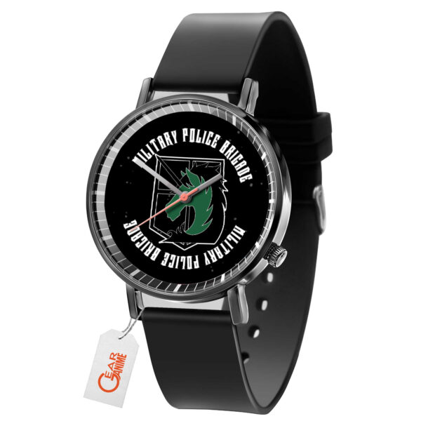 Military Police Brigade Attack on Titan Anime Leather Band Wrist Watch Personalized