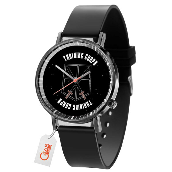Training Corps Attack on Titan Anime Leather Band Wrist Watch Personalized