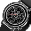 Transmutation Circle Fullmetal Alchemist Anime Leather Band Wrist Watch