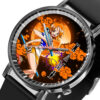 Nami One Piece Anime Leather Band Wrist Watch Moon Clouds Style