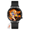 Nami One Piece Anime Leather Band Wrist Watch Moon Clouds Style