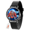 Jinbe One Piece Anime Leather Band Wrist Watch Moon Clouds Style