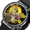 Usopp One Piece Anime Leather Band Wrist Watch Moon Clouds Style