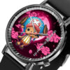 Chopper One Piece Anime Leather Band Wrist Watch Moon Clouds Style