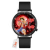 Luffy One Piece Anime Leather Band Wrist Watch Moon Clouds Style