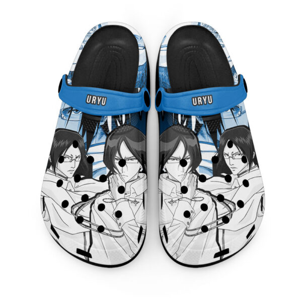 Uryu Ishida Bleach Clogs Shoes Manga Style