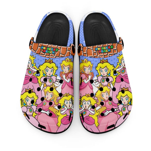 Princess Peach Mario Clogs Shoes