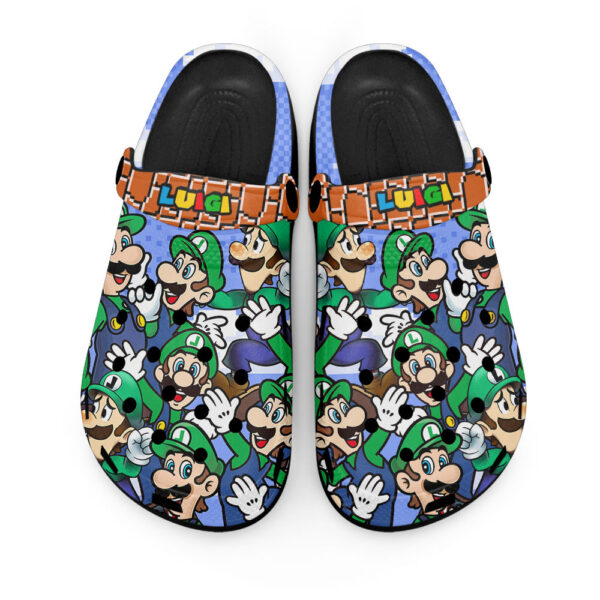 Luigi Mario Clogs Shoes