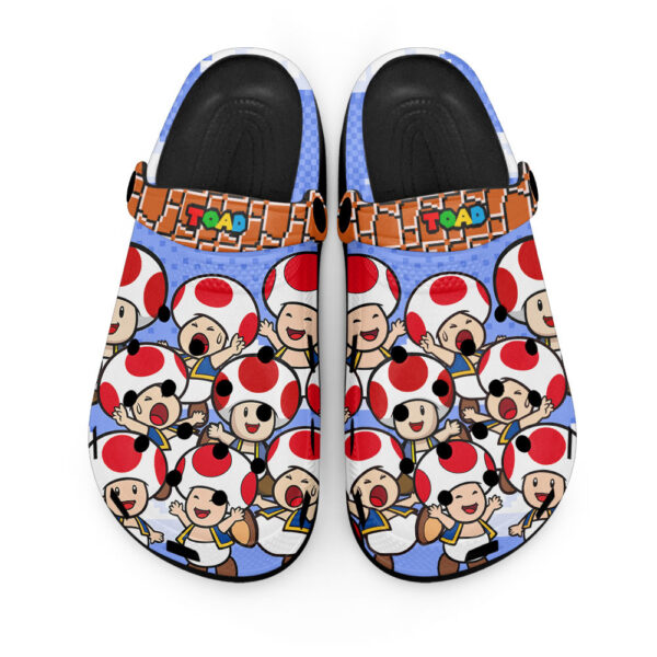 Toad Mario Clogs Shoes