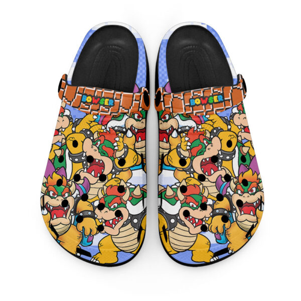 Bowser Mario Clogs Shoes