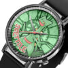 Sceptile Pokemon Anime Personalized Leather Band Wrist Watch