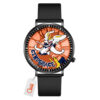 Cinderace Pokemon Anime Personalized Leather Band Wrist Watch