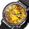 Pikachu Pokemon Anime Personalized Leather Band Wrist Watch