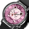 Jigglypuff Pokemon Anime Personalized Leather Band Wrist Watch