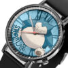 Snorlax Pokemon Anime Personalized Leather Band Wrist Watch