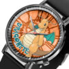 Dragonite Pokemon Anime Personalized Leather Band Wrist Watch