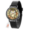 Meowth Pokemon Anime Personalized Leather Band Wrist Watch