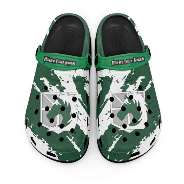 Military Police Brigade Attack on Titan Clogs Shoes