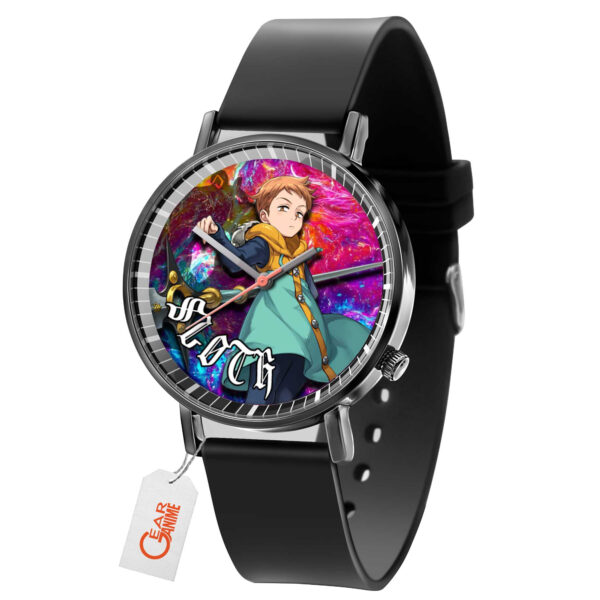 King Sloth The Seven Deadly Sins Anime Leather Band Wrist Watch Personalized