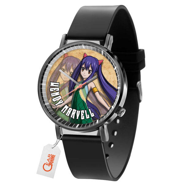 Wendy Marvell Fairy Tail Anime Leather Band Wrist Watch Personalized