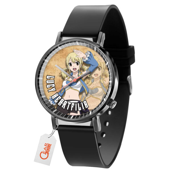 Lucy Heartfillia Fairy Tail Anime Leather Band Wrist Watch Personalized