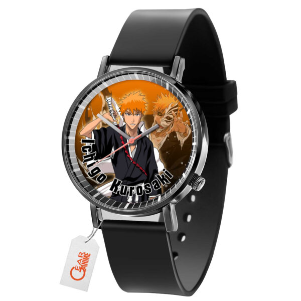 Ichigo Kurosaki Bleach Anime Leather Band Wrist Watch