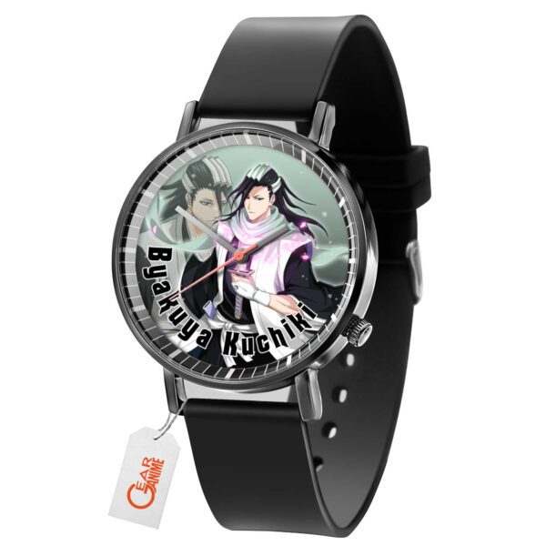 Byakuya Kuchiki Bleach Anime Leather Band Wrist Watch