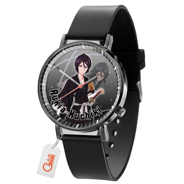 Rukia Kuchiki Bleach Anime Leather Band Wrist Watch