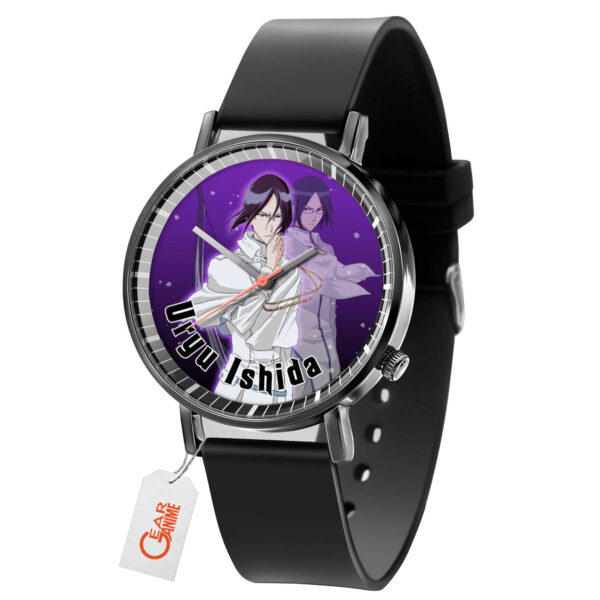 Uryu Ishida Bleach Anime Leather Band Wrist Watch
