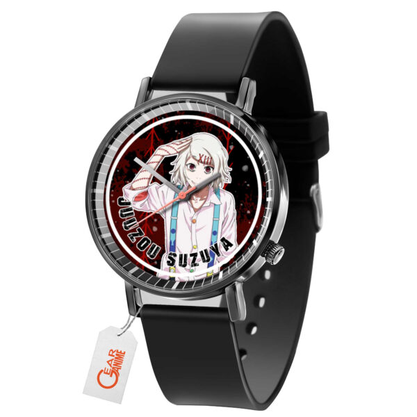Juuzou Suzuya Tokyo Ghoul Anime Leather Band Wrist Watch Personalized