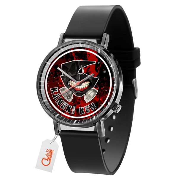 Ken Kaneki Tokyo Ghoul Anime Leather Band Wrist Watch Personalized