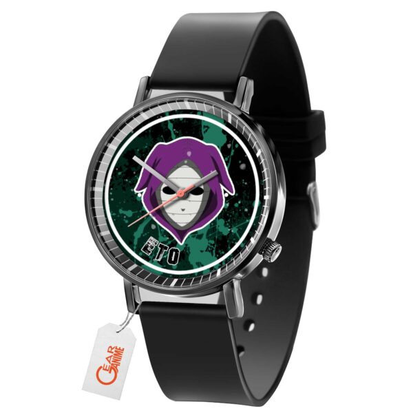 Eto Tokyo Ghoul Anime Leather Band Wrist Watch Personalized
