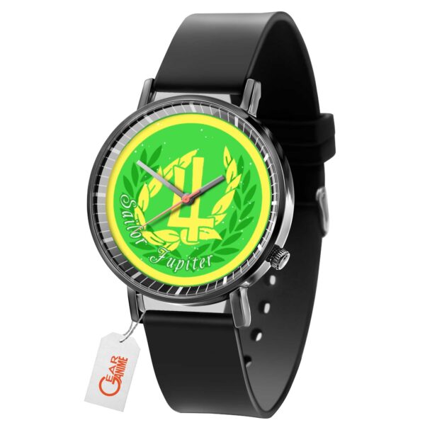 Sailor Jupiter Sailor Moon Anime Leather Band Wrist Watch Personalized