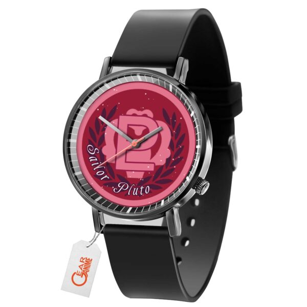 Sailor Pluto Sailor Moon Anime Leather Band Wrist Watch Personalized
