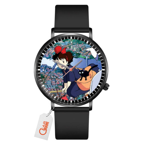 Kiki and jiji Kiki's Delivery Service Anime Leather Band Wrist Watch