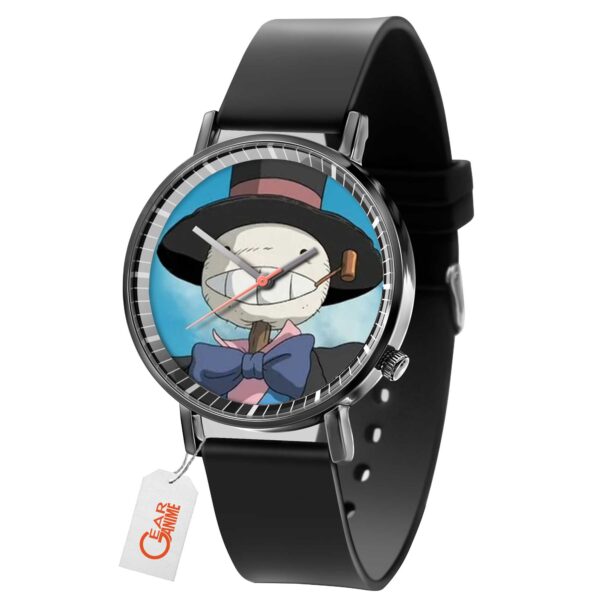 Turnip Head Howl's Moving Castle Anime Leather Band Wrist Watch